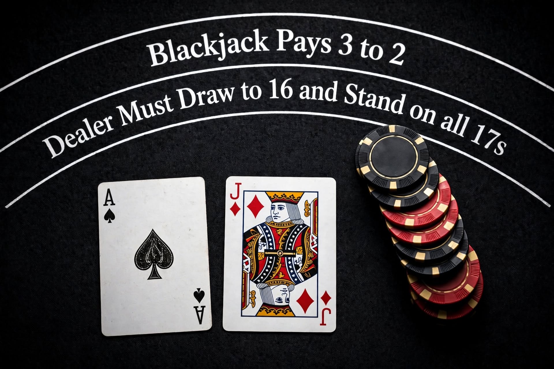Green felt baccarat table layout displaying player and banker designated betting boxes